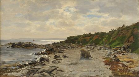 Eduard Gaertner Seashore China oil painting art